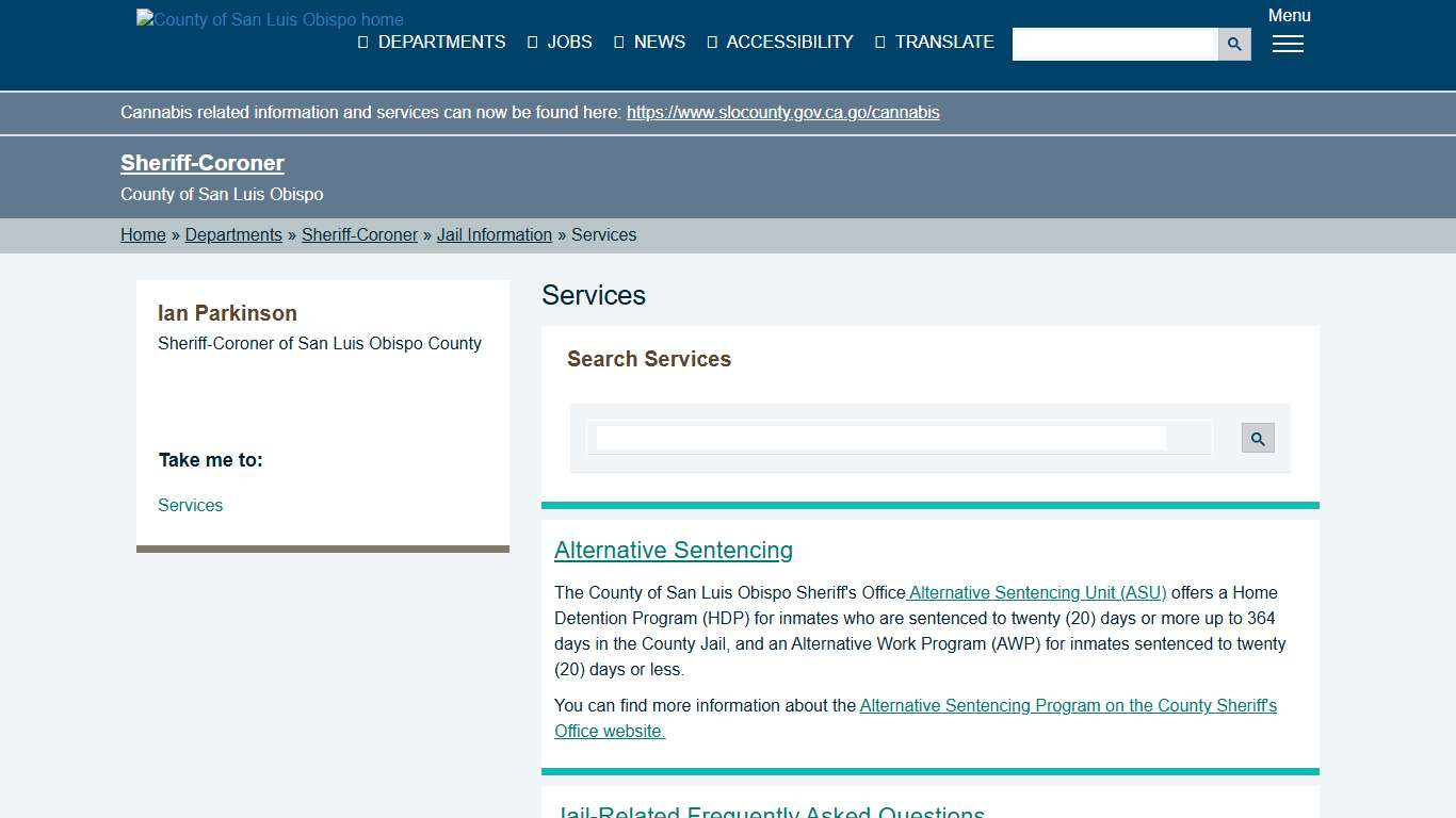 Services - County of San Luis Obispo